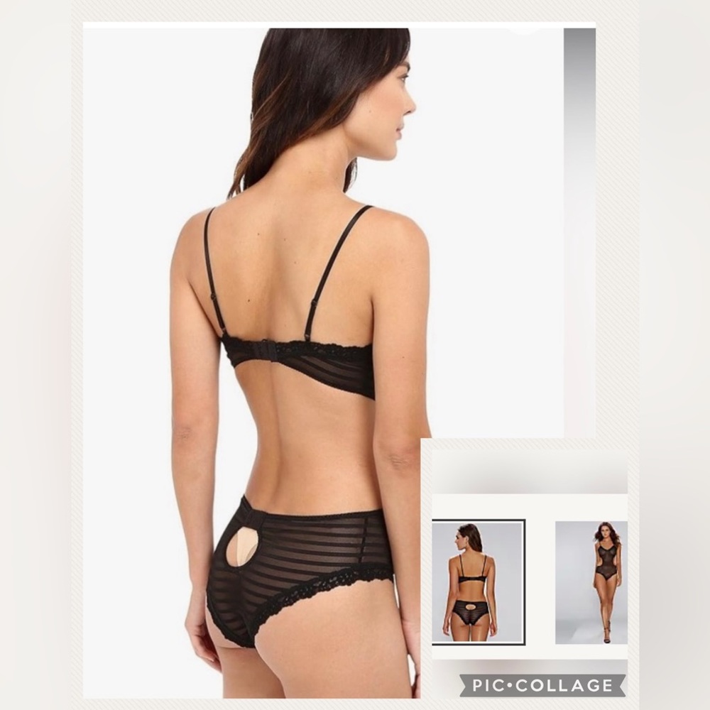 Hanky Panky After Midnight Shadow Stripe Bodysuit